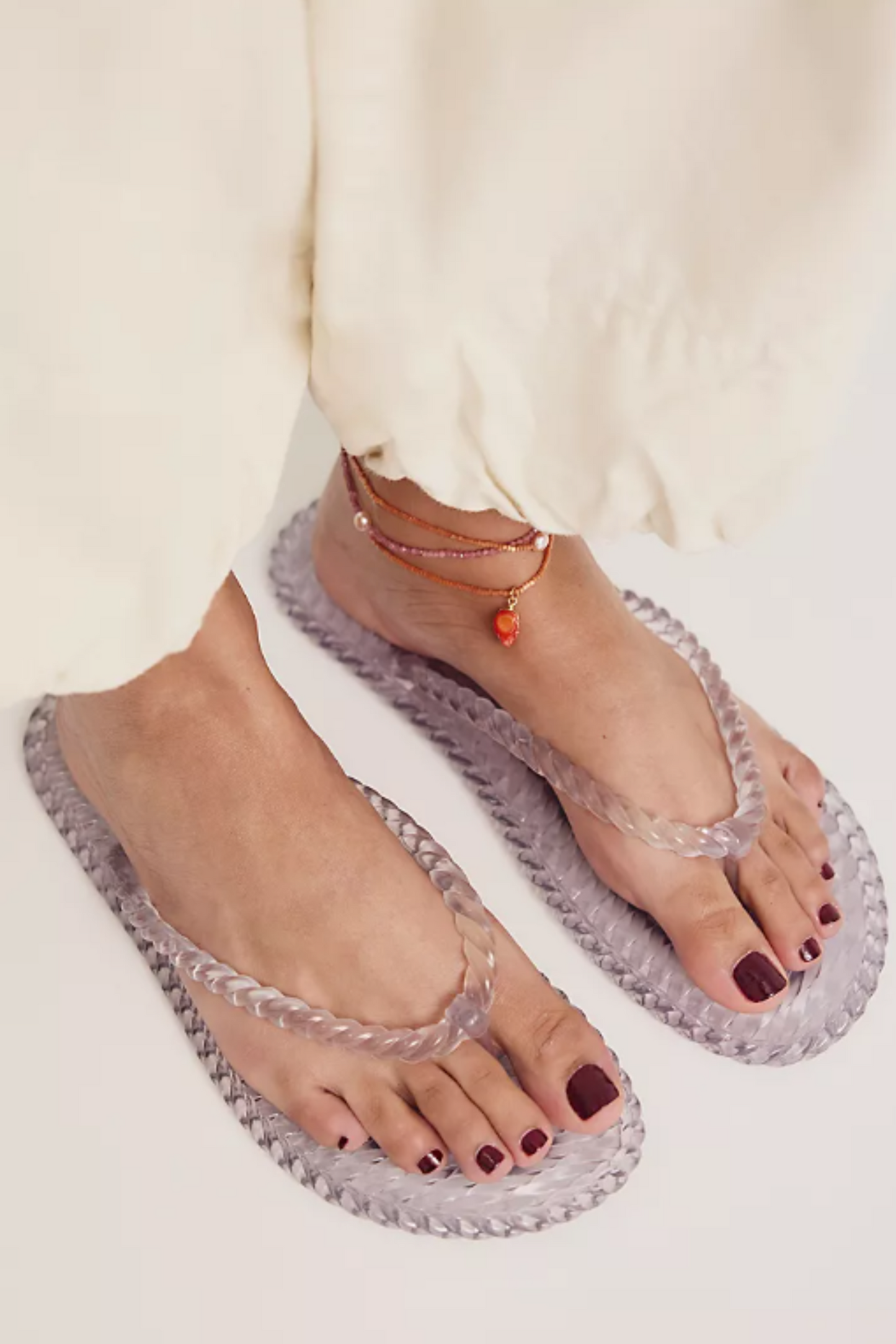 Rope Walk Jelly Flip Flops