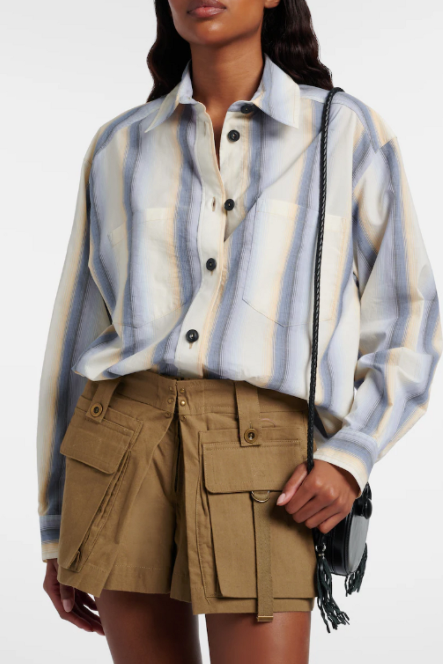 Mahvane Striped Cotton Shirt