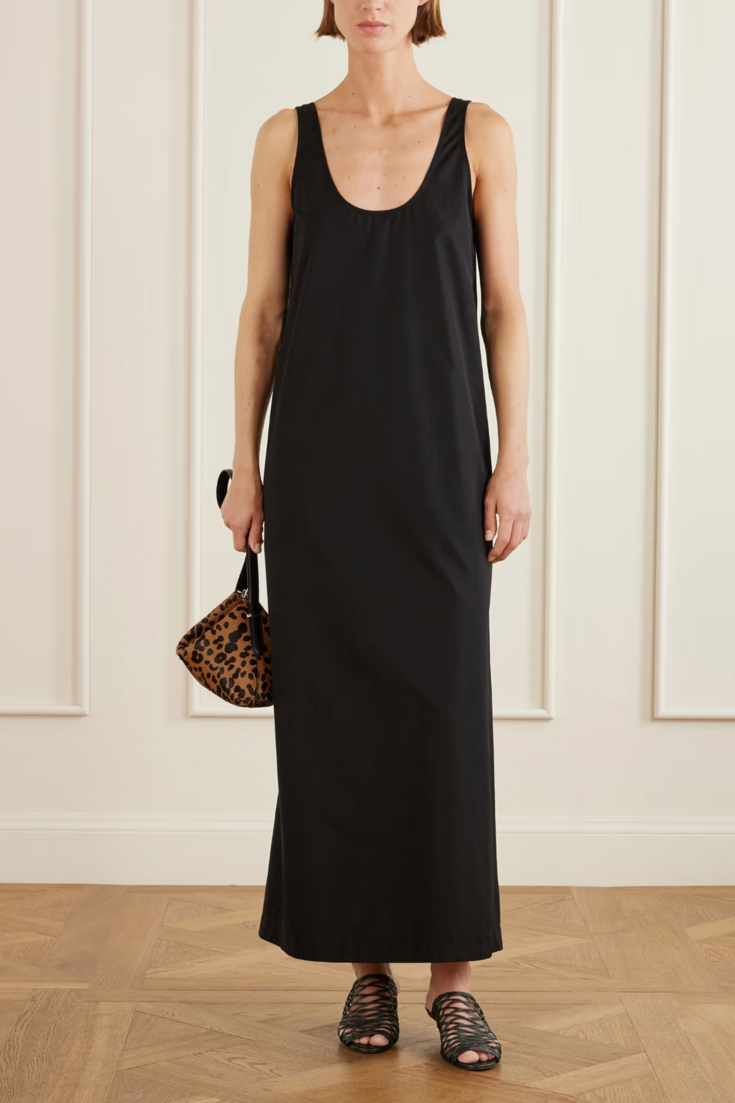 Cotton-poplin Midi Dress