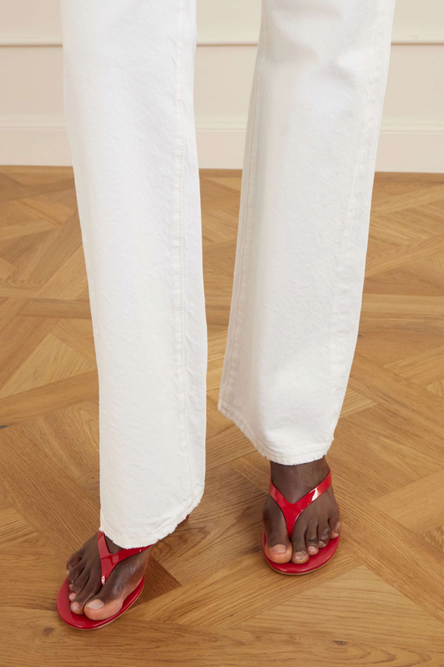 Leather Scala Wedge Sandals 45