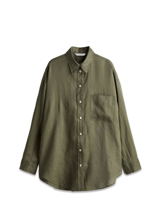 Oversized Linen Shirt