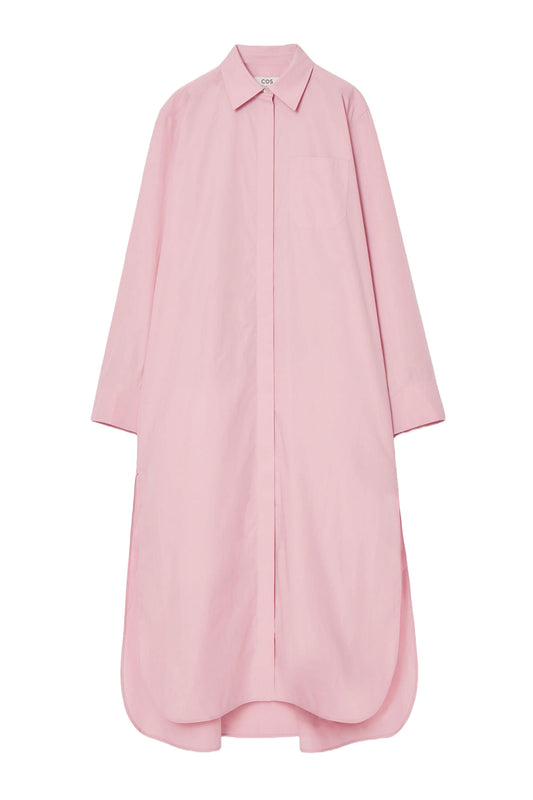 Collared Midi Shirt Dress