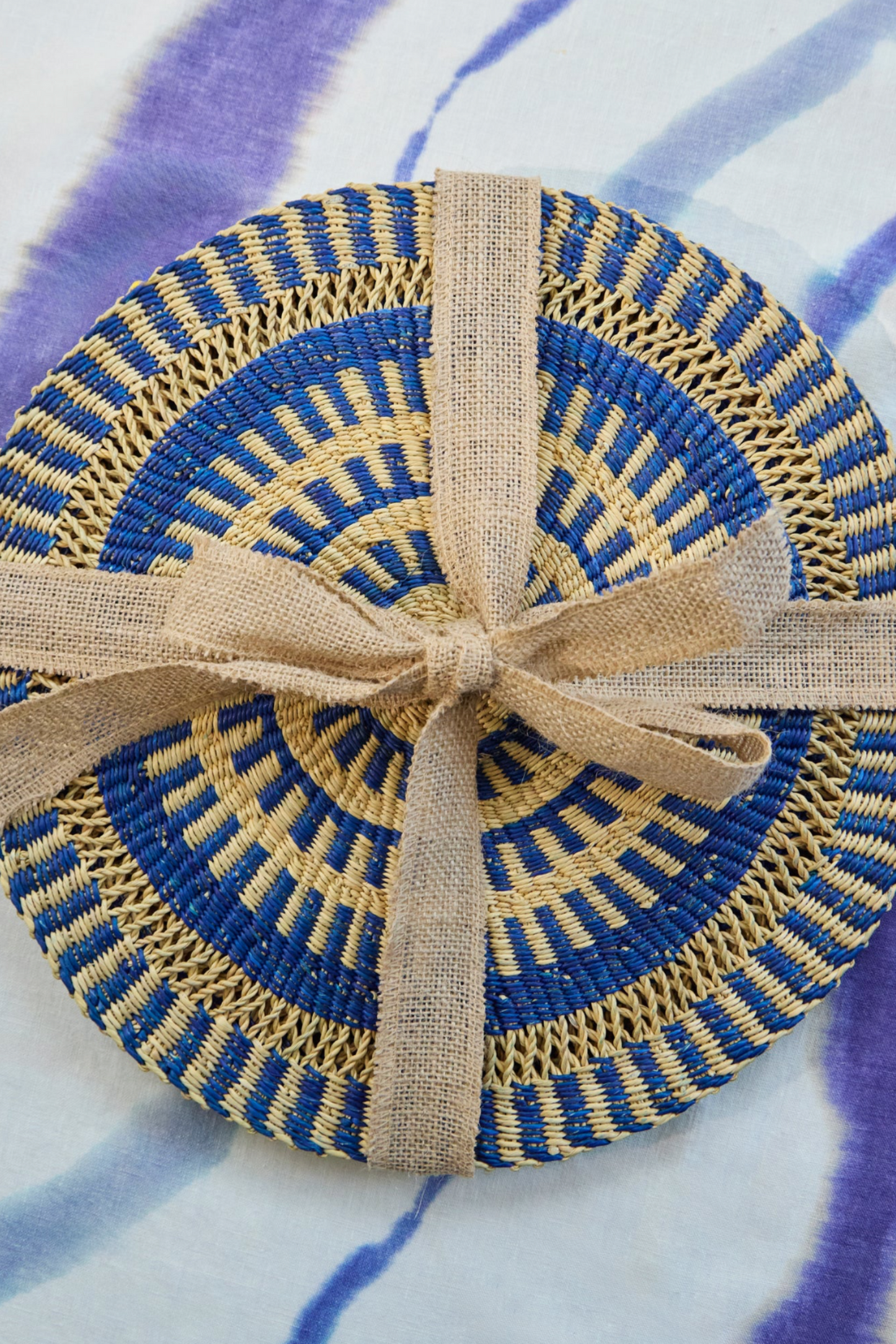 Woven Placemat, Blue, Set of 4