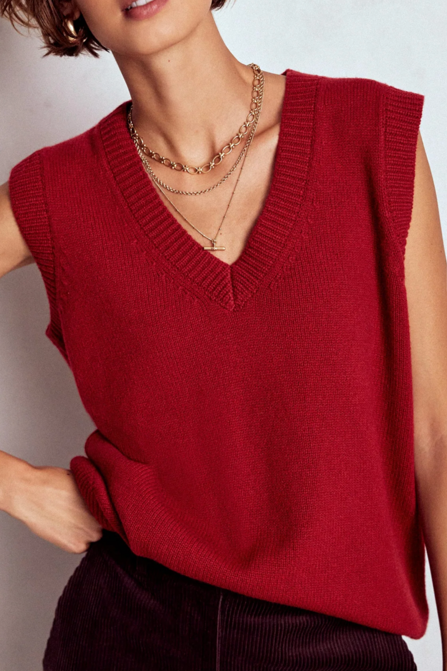 Marion Merino V-Neck Tank