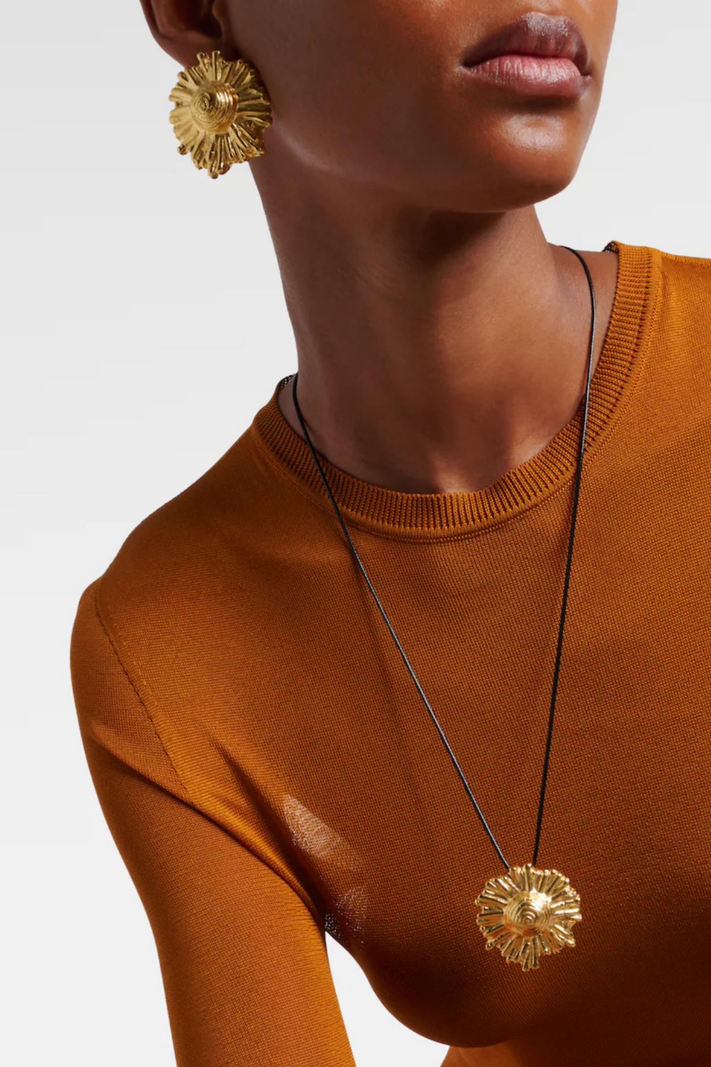 Ilios 24kt Gold-plated Pendant Necklace