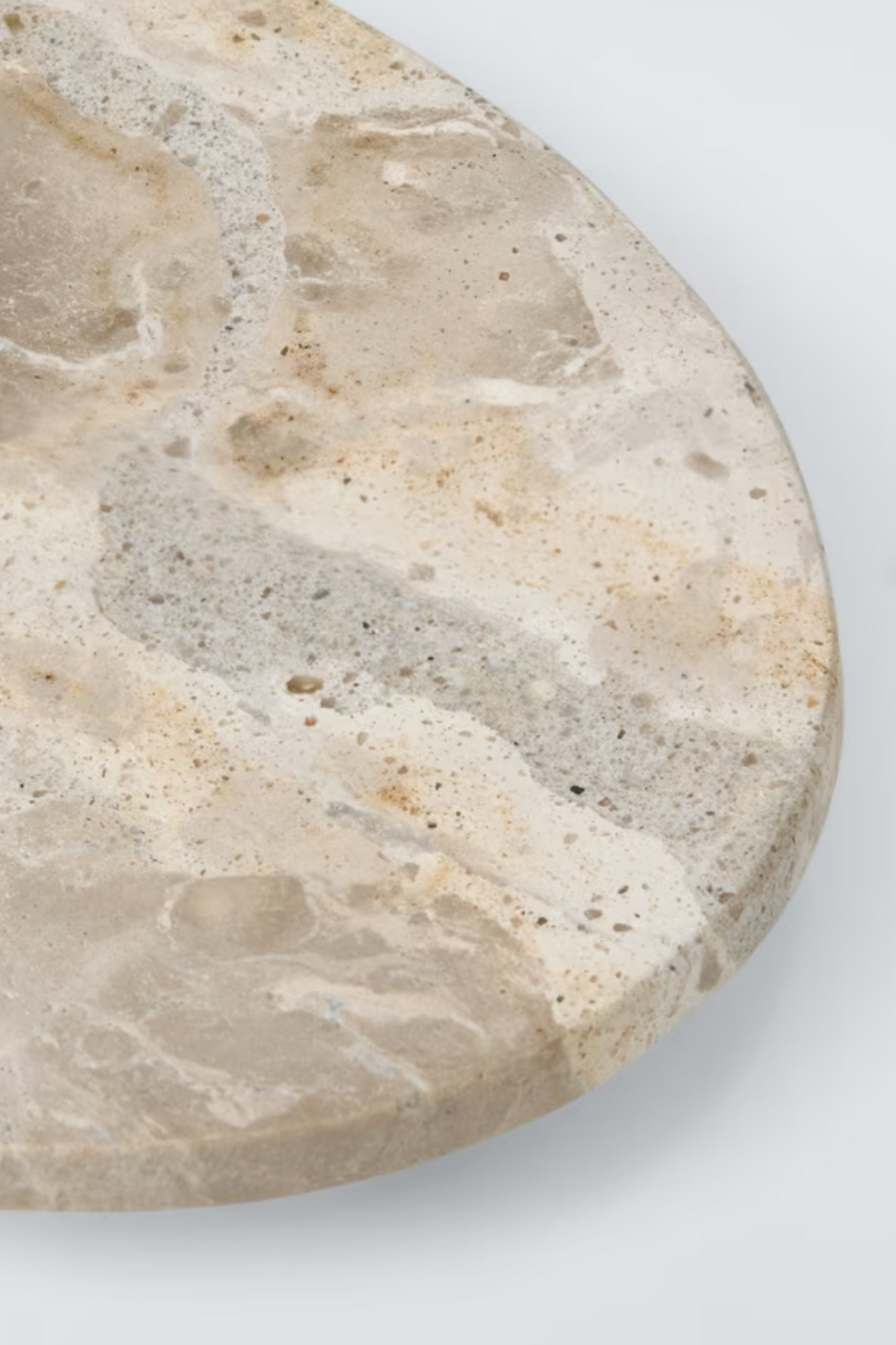 Marble Soap Dish, Fossil Beige