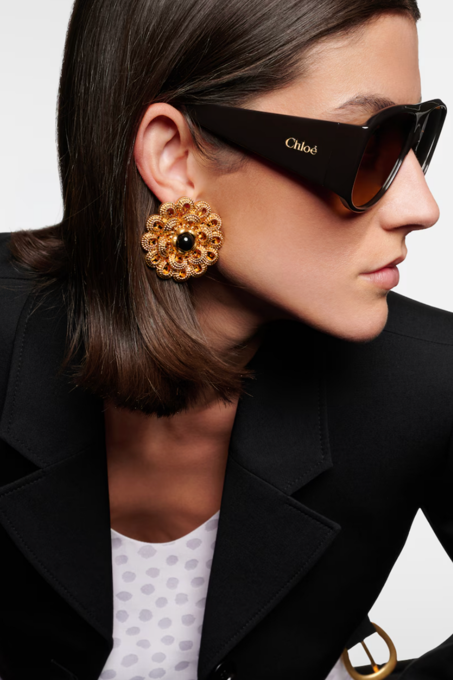 Logo Oversized Sunglasses