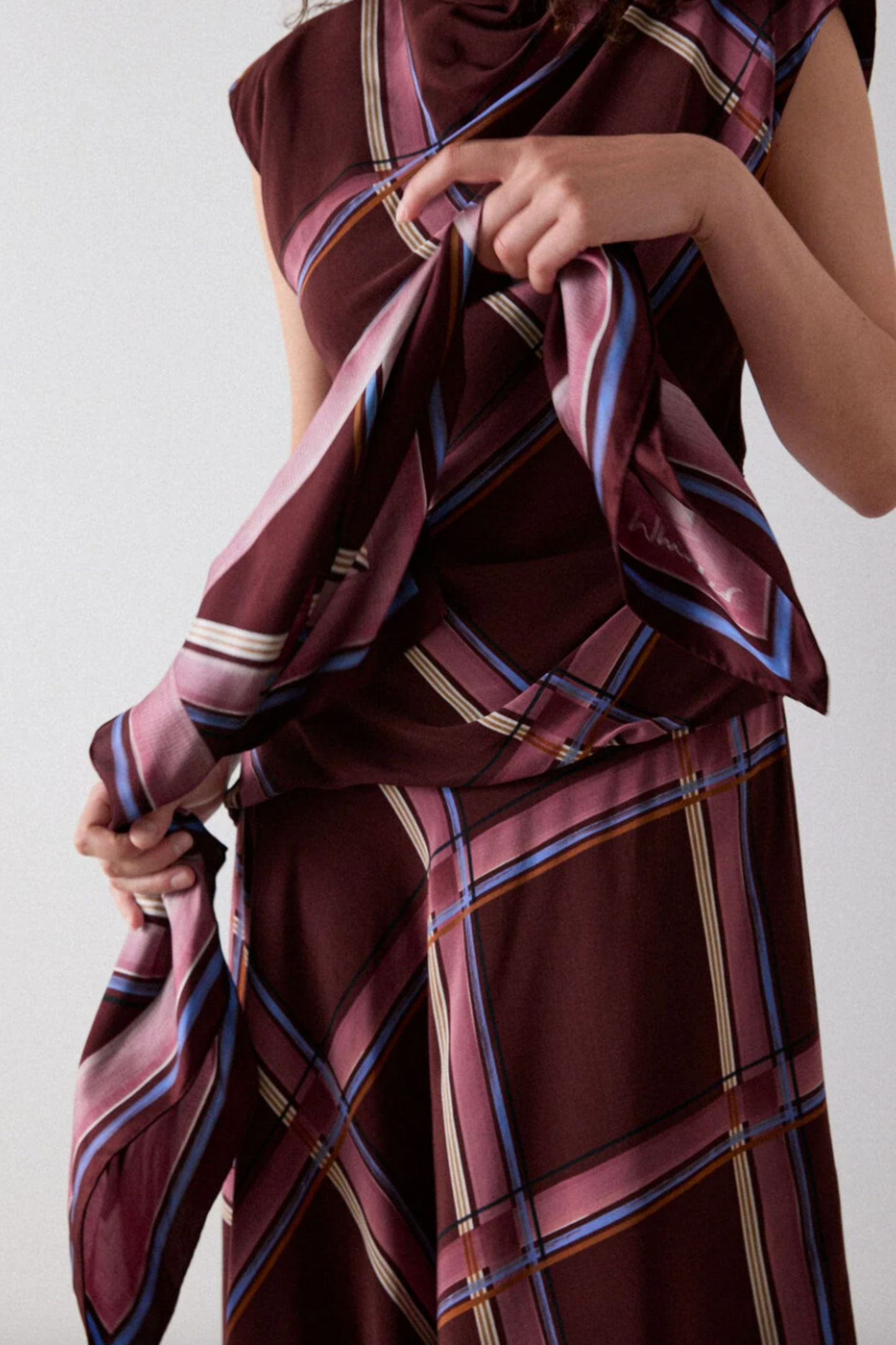 Limited Square Silk Scarf