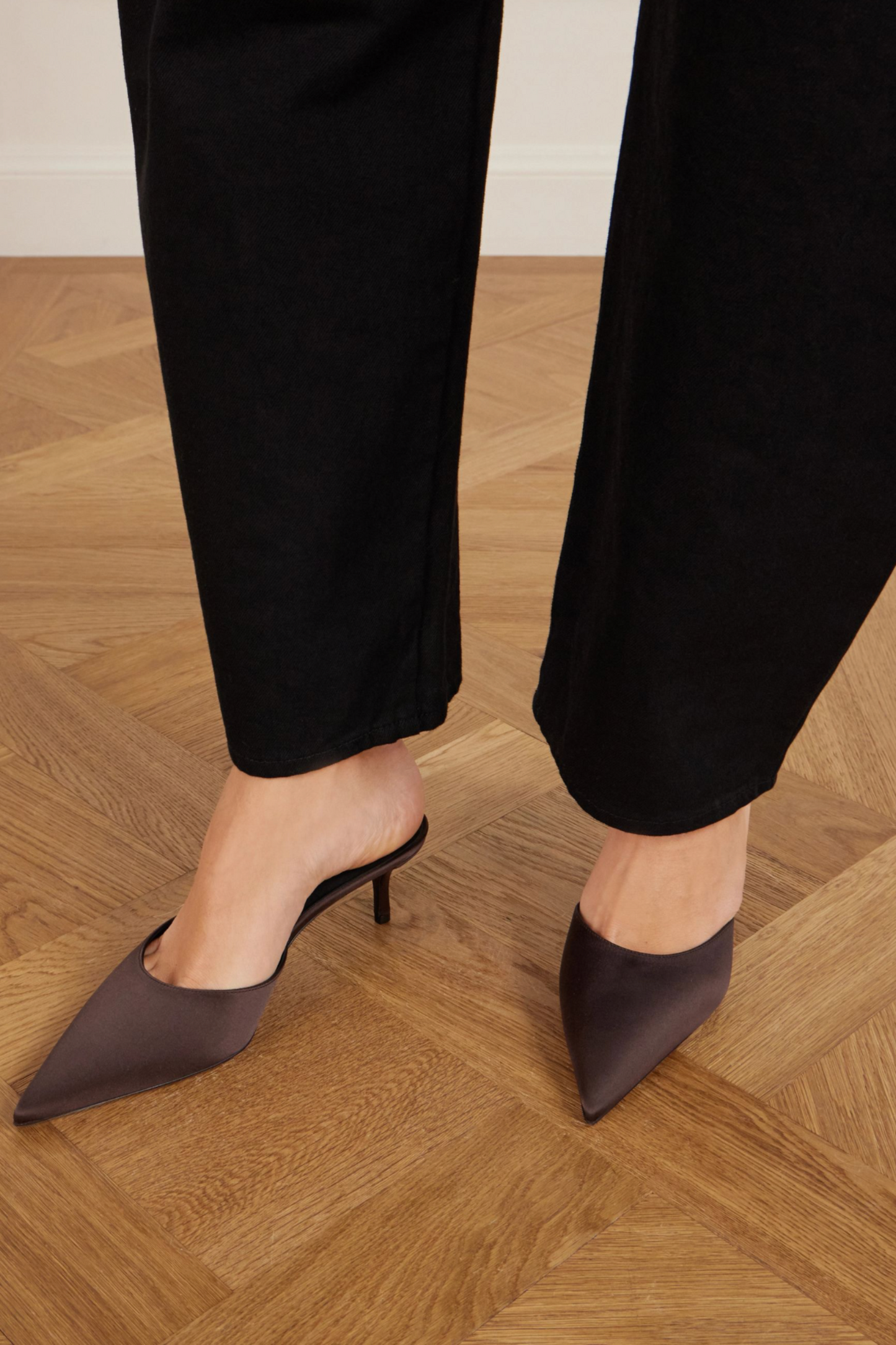 Le Coeur 55 Satin Mules