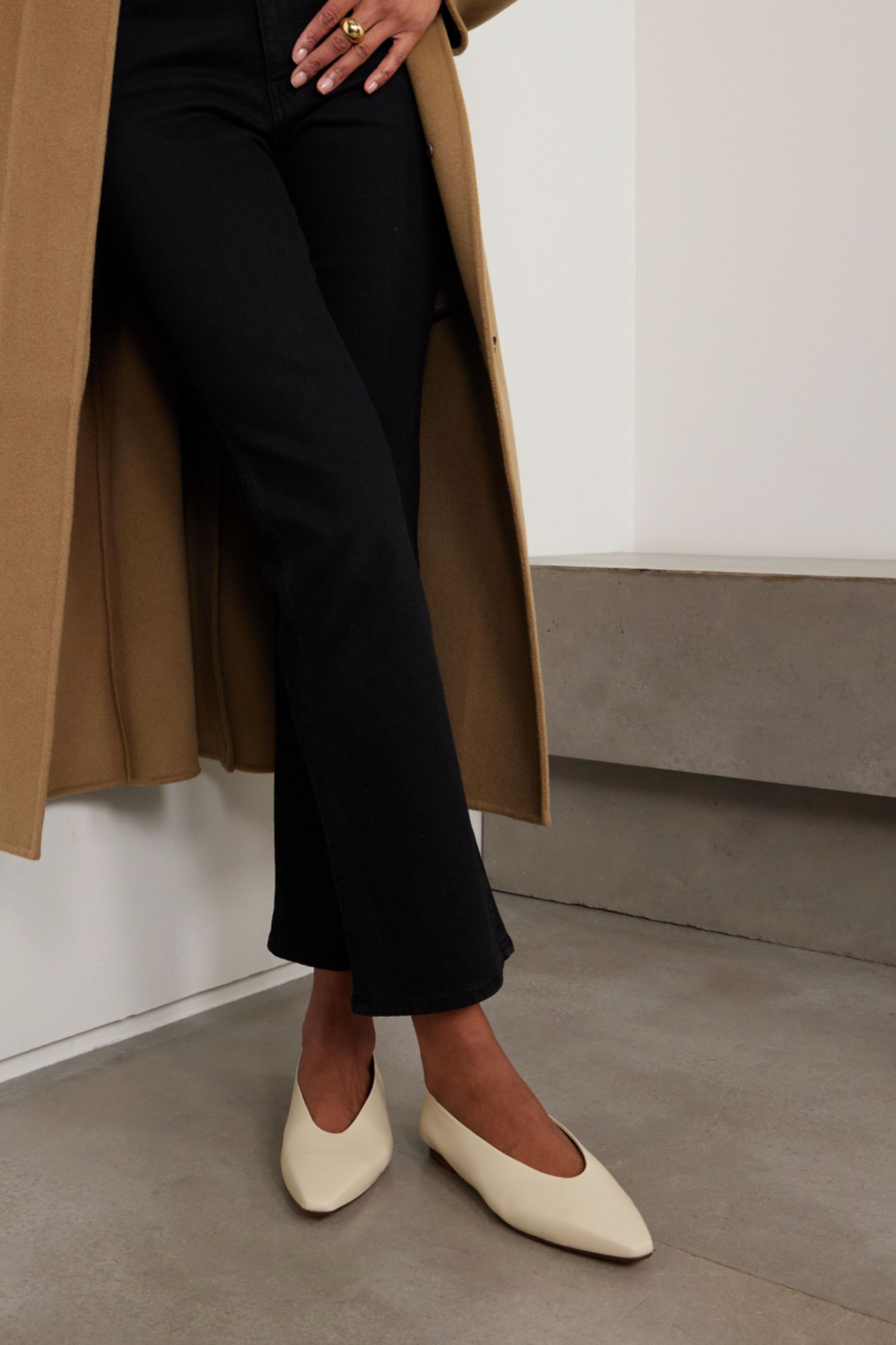 Betty leather ballet flats