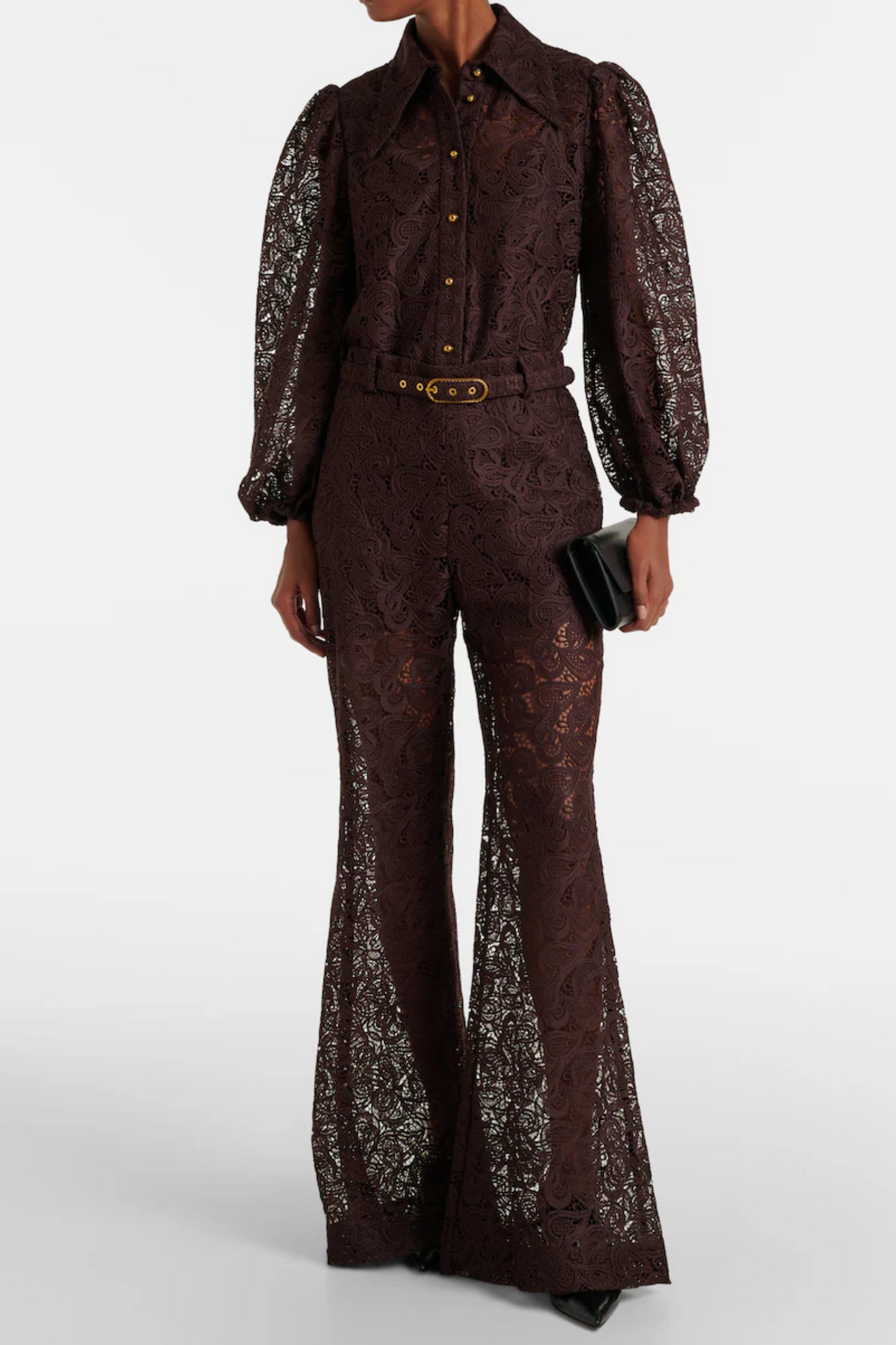 Lace Flared Pants