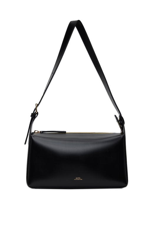 Black Virginie Baguette Bag