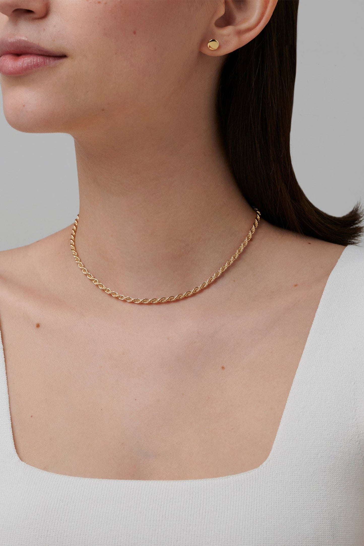 886 Rope Chain In 9Ct Yellow Gold