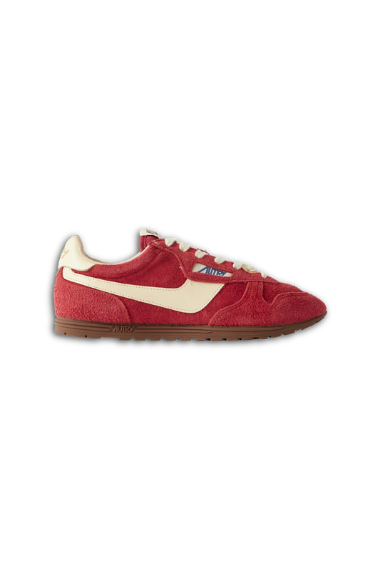 Windspin Leather-trimmed Brushed Suede Sneakers