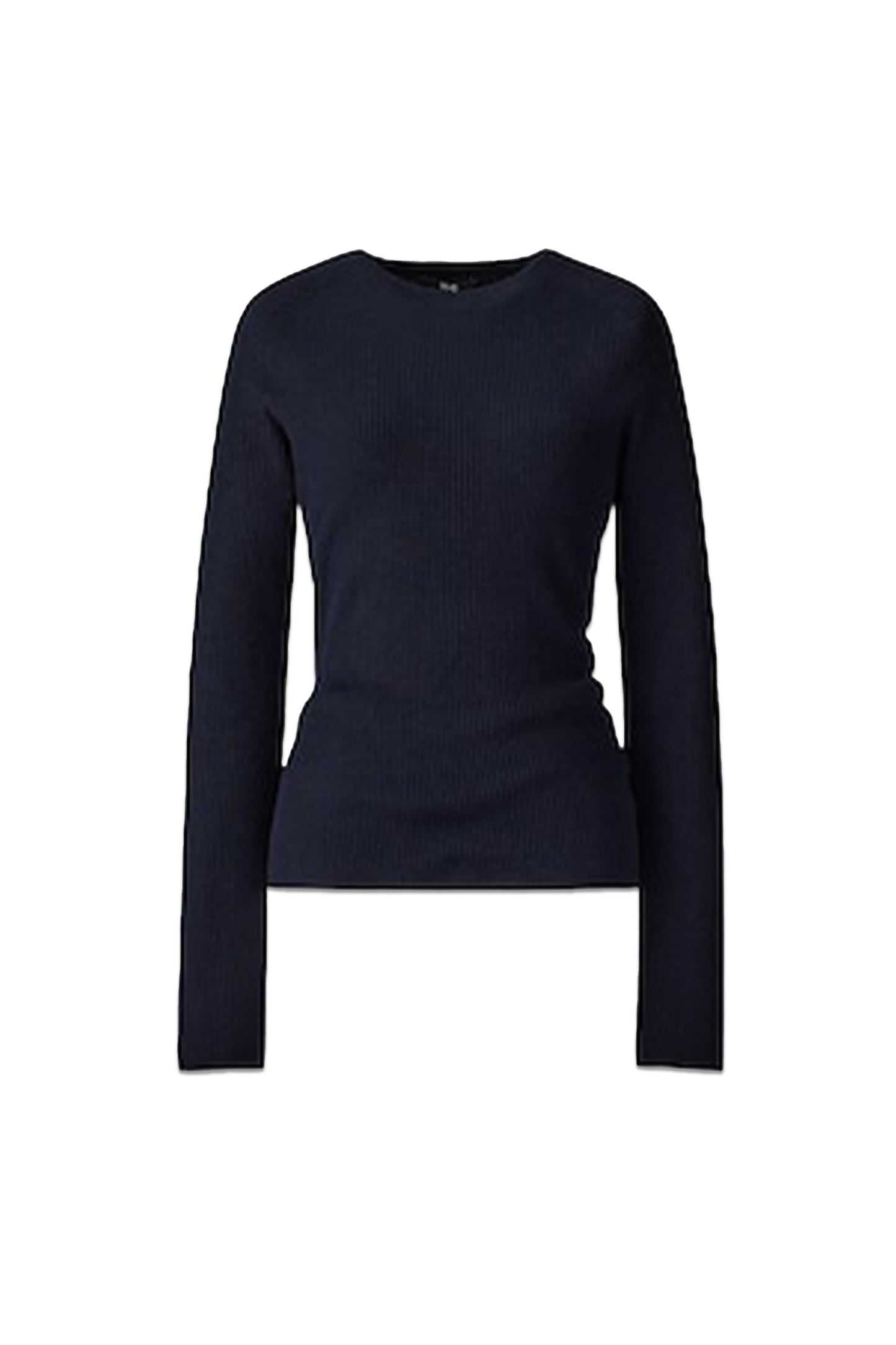 Knit Merino Blend Ribbed Jumper