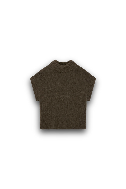 Wool Blend Knit Top
