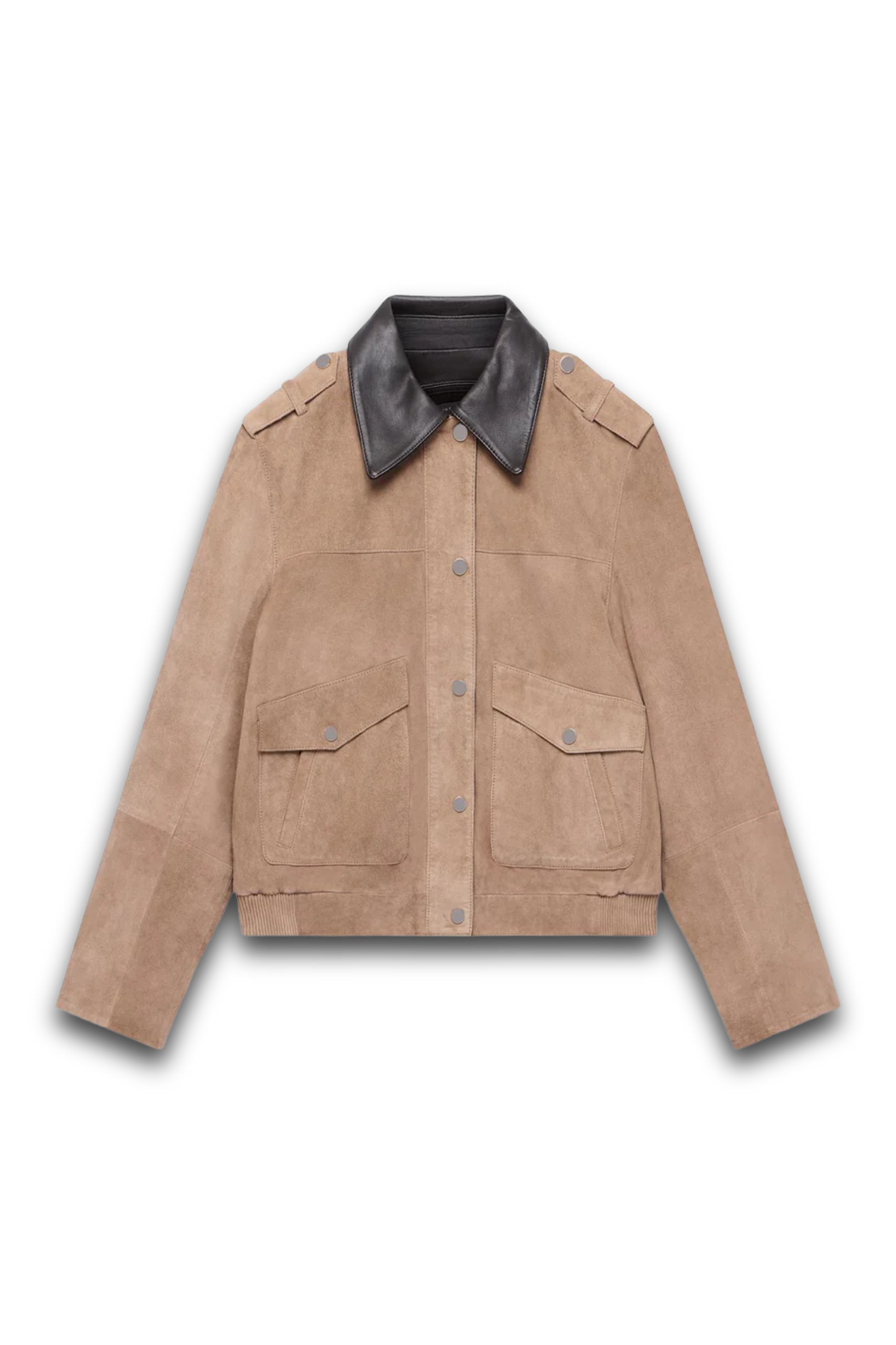 Neutral Suede Barn Jacket