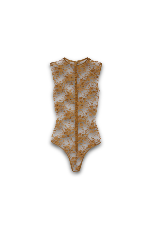Floral Sheer Lace Bodysuit