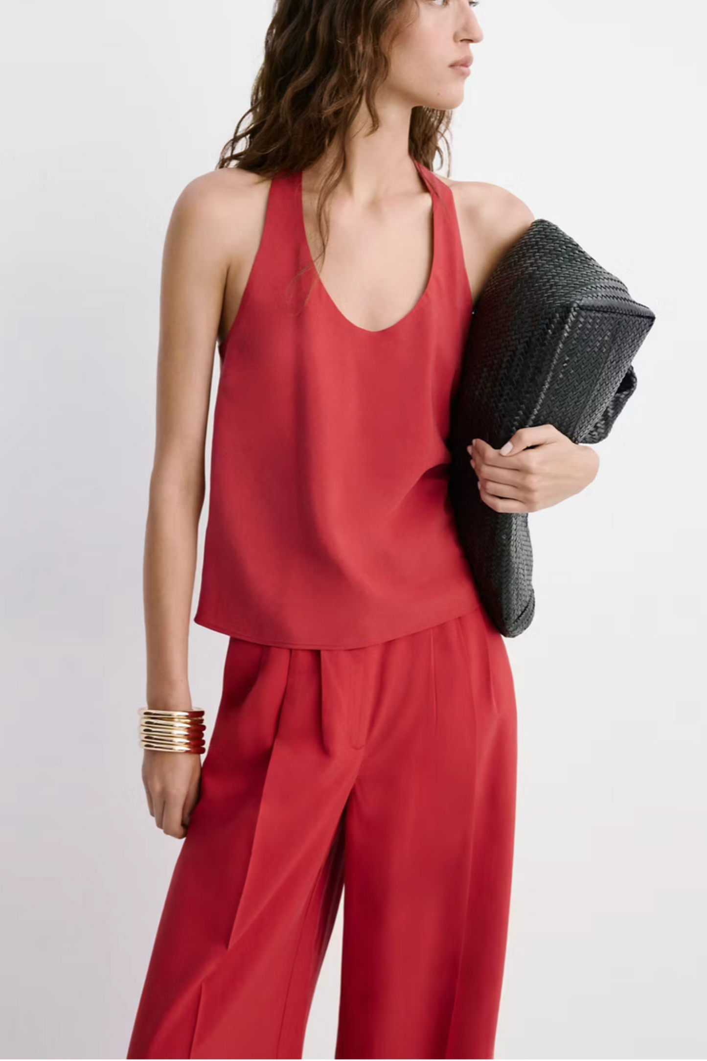 LYOCELL STRAP TOP