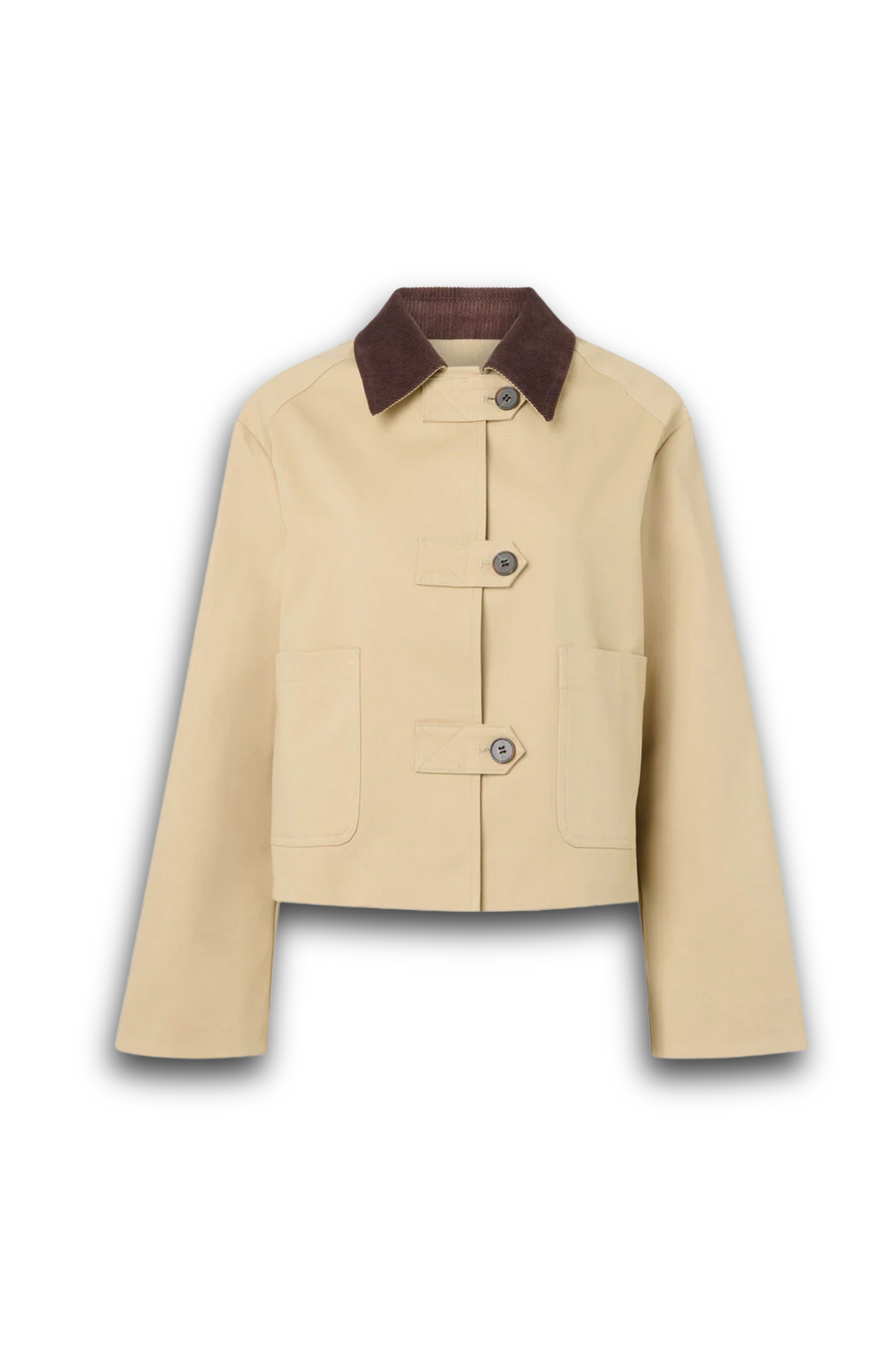Neutral Collar Corduroy Jacket