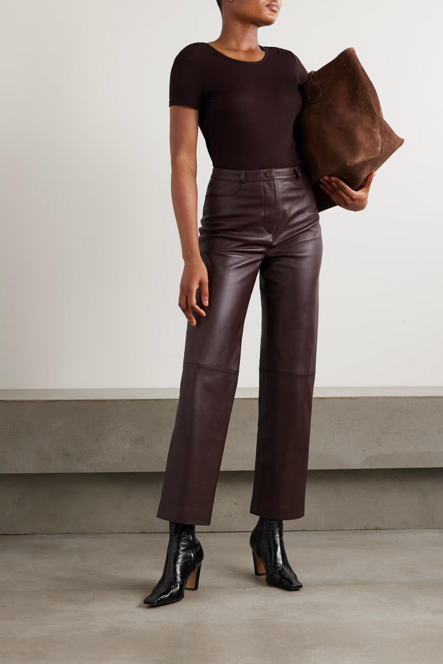 Cobe Paneled Leather Pants