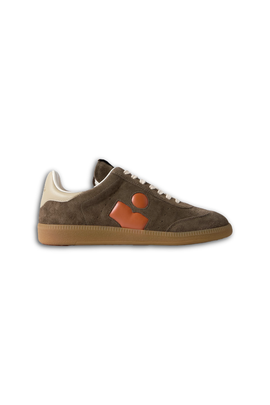 Bryce Leather-trimmed Suede Sneakers