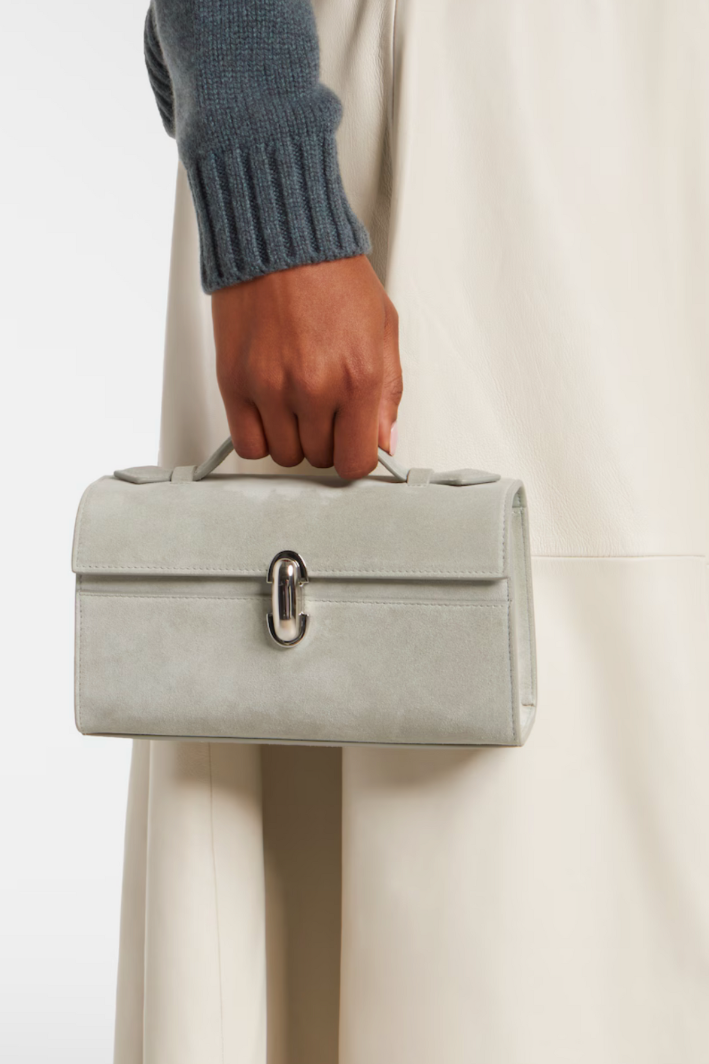 Symmetry Suede Tote Bag