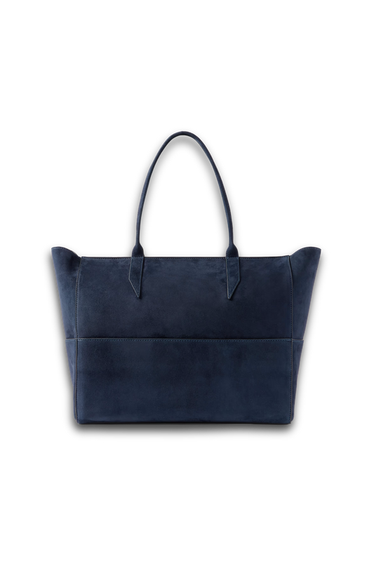 Incognito Small Paneled Suede Bag