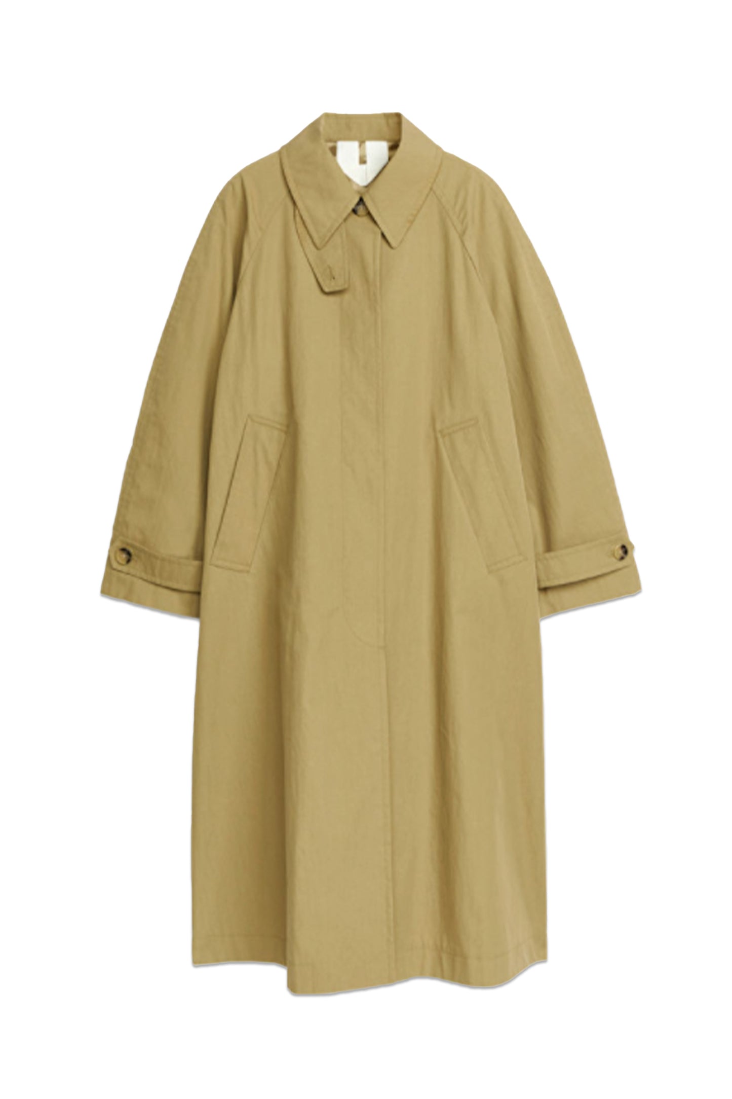 Cotton Blend Trench Coat