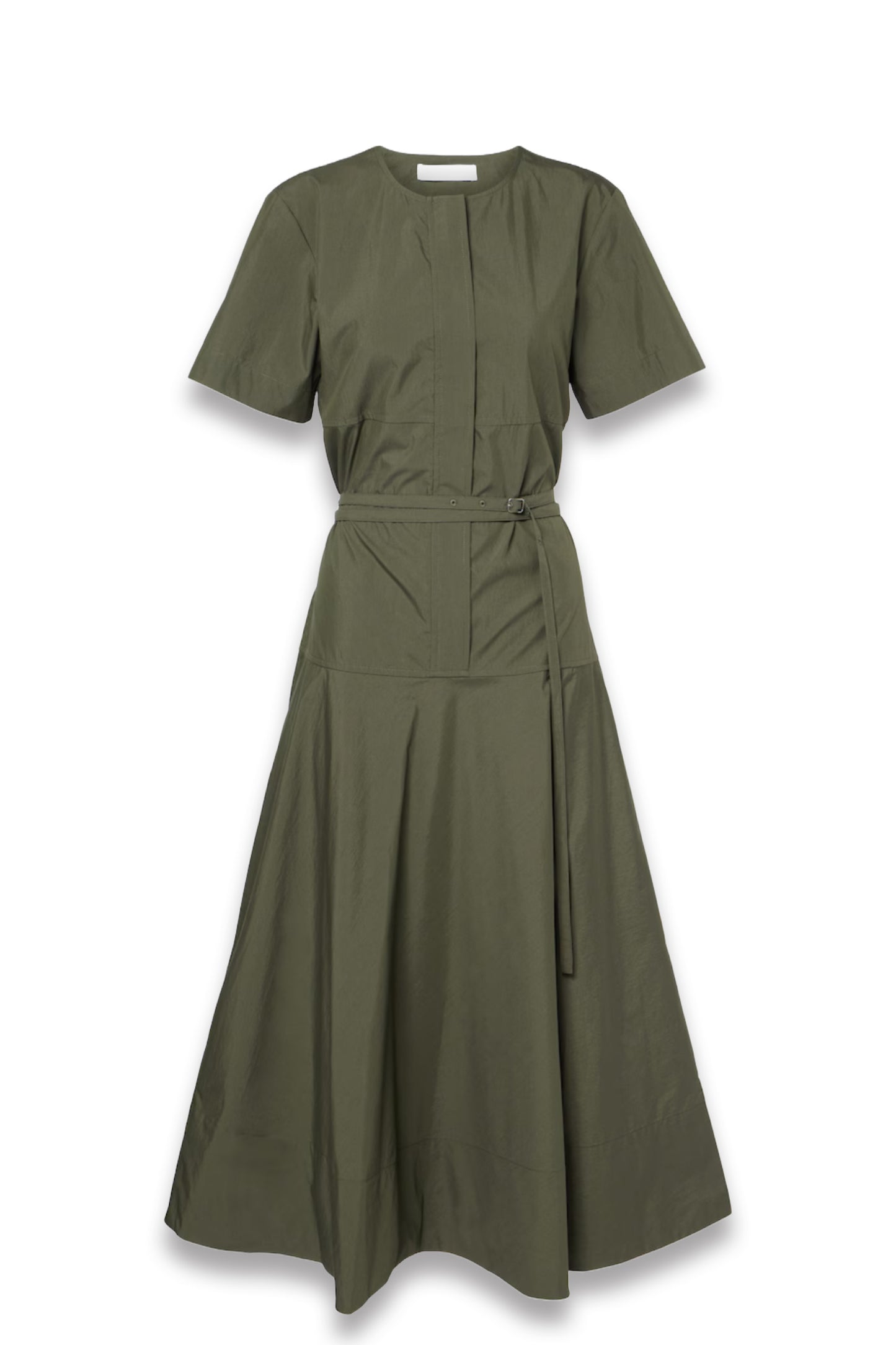 White Label Elizabeth Cotton-Blend Midi Dress
