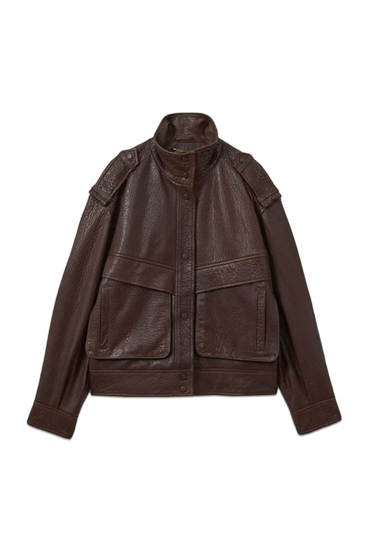Atelier Grained Leather Jacket
