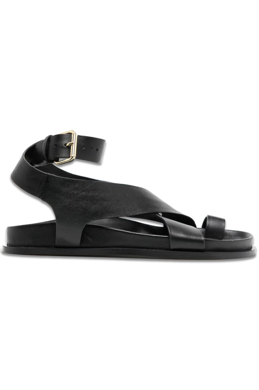 Jalen Flat Leather Sandals