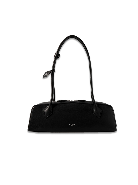 Le Teckel textured-leather shoulder bag