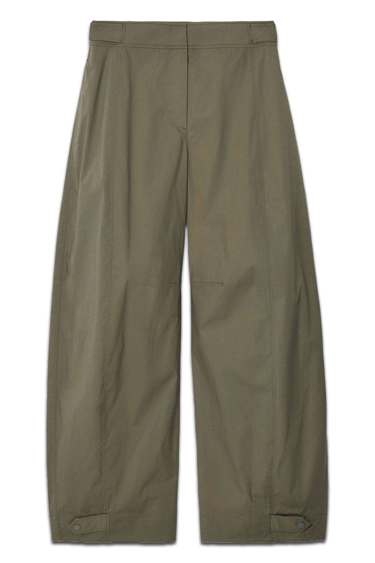 Barrel-leg Utility Trousers
