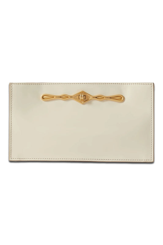 + Fernando Jorge Ease Embellished Glossed-leather Clutch