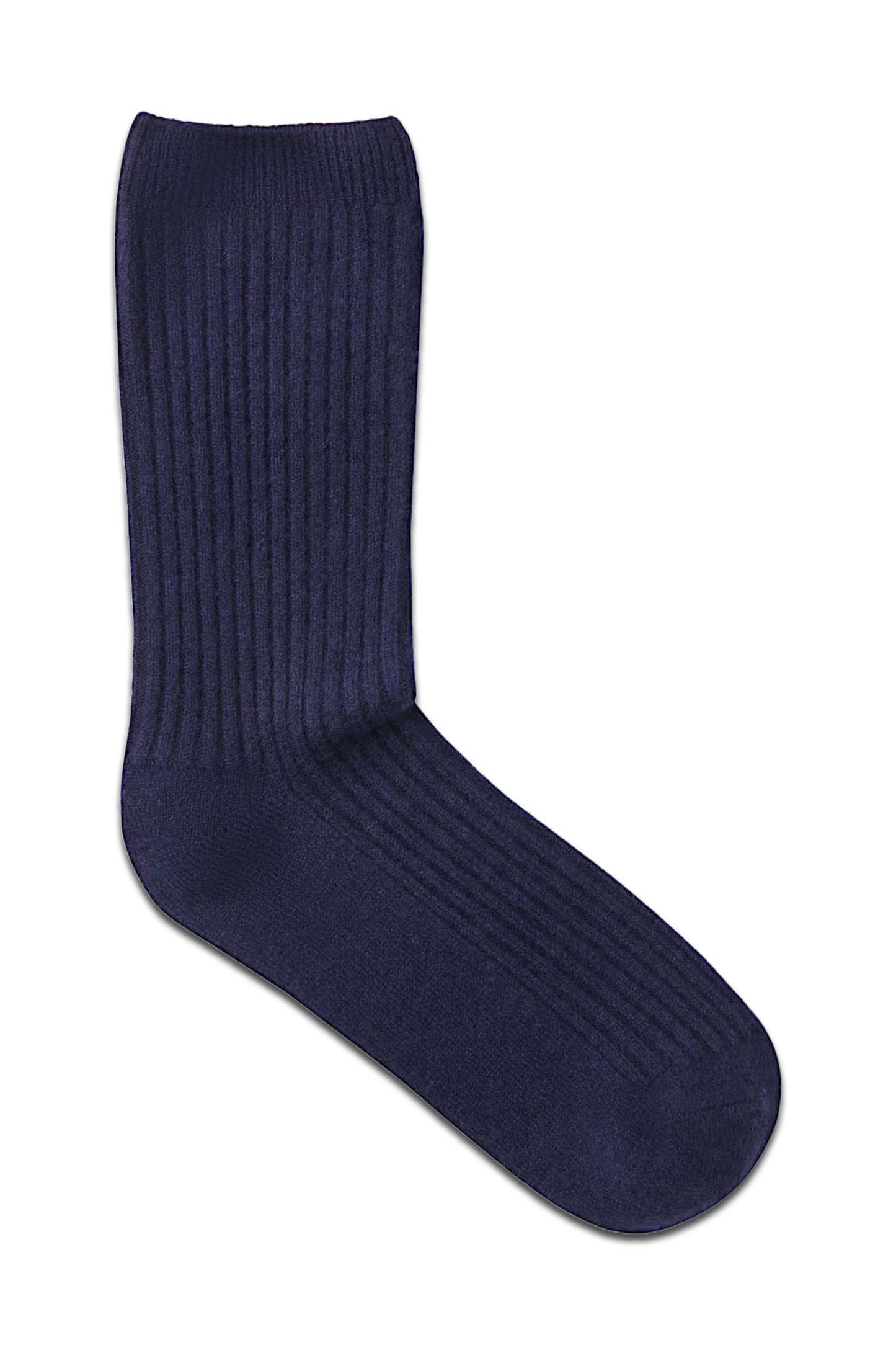 Cashmere Ribbed Socks