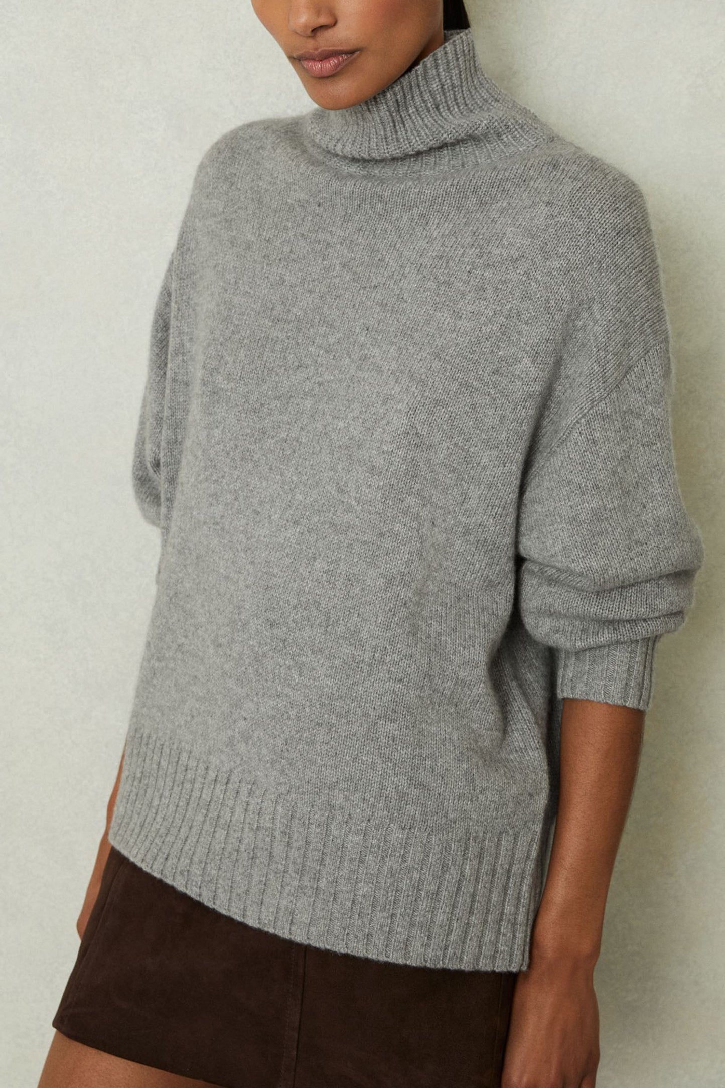 Cashmere Roll Neck Jumper