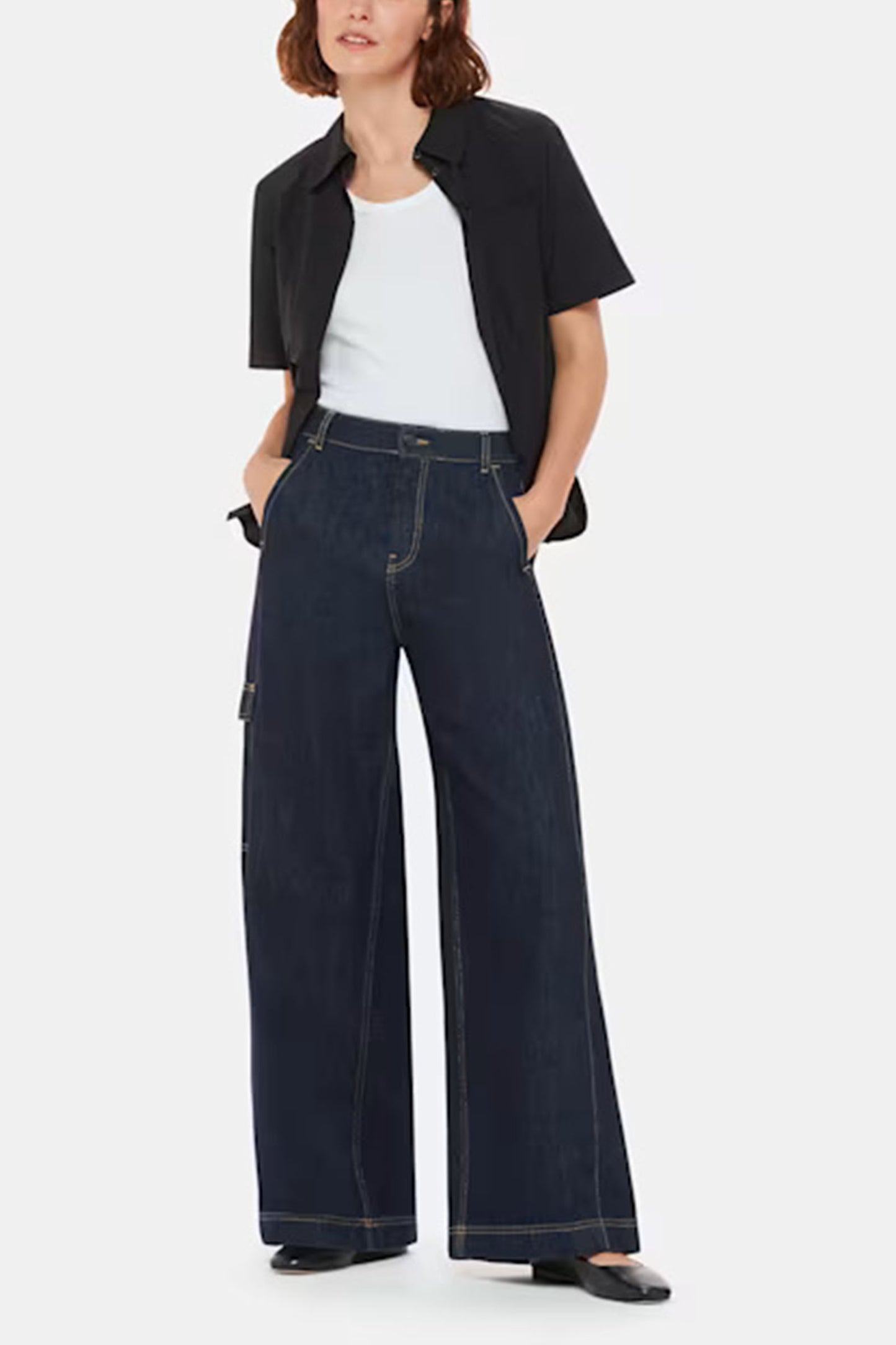 Wide Leg Cargo Jean
