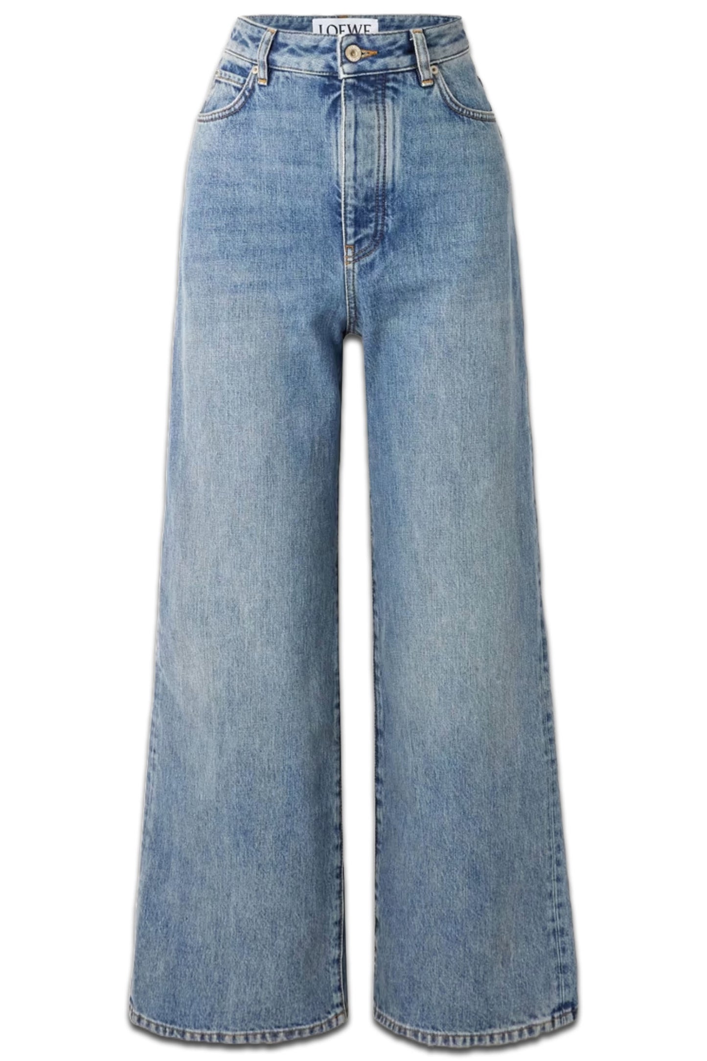 High-rise Wide-leg Jeans