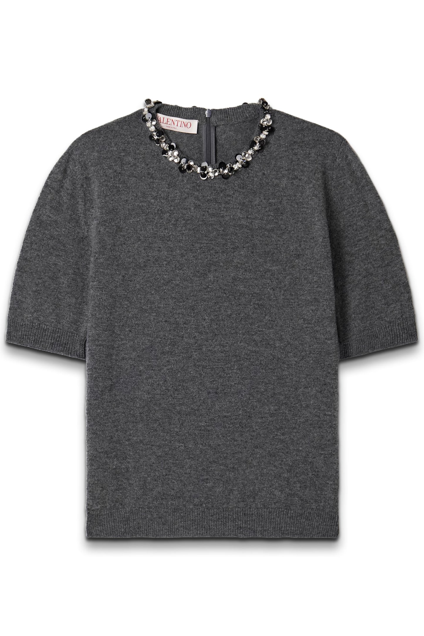 Embellished Wool Sweater