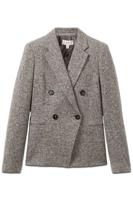 Wool and Cotton-blend Tweed Suit Jacket