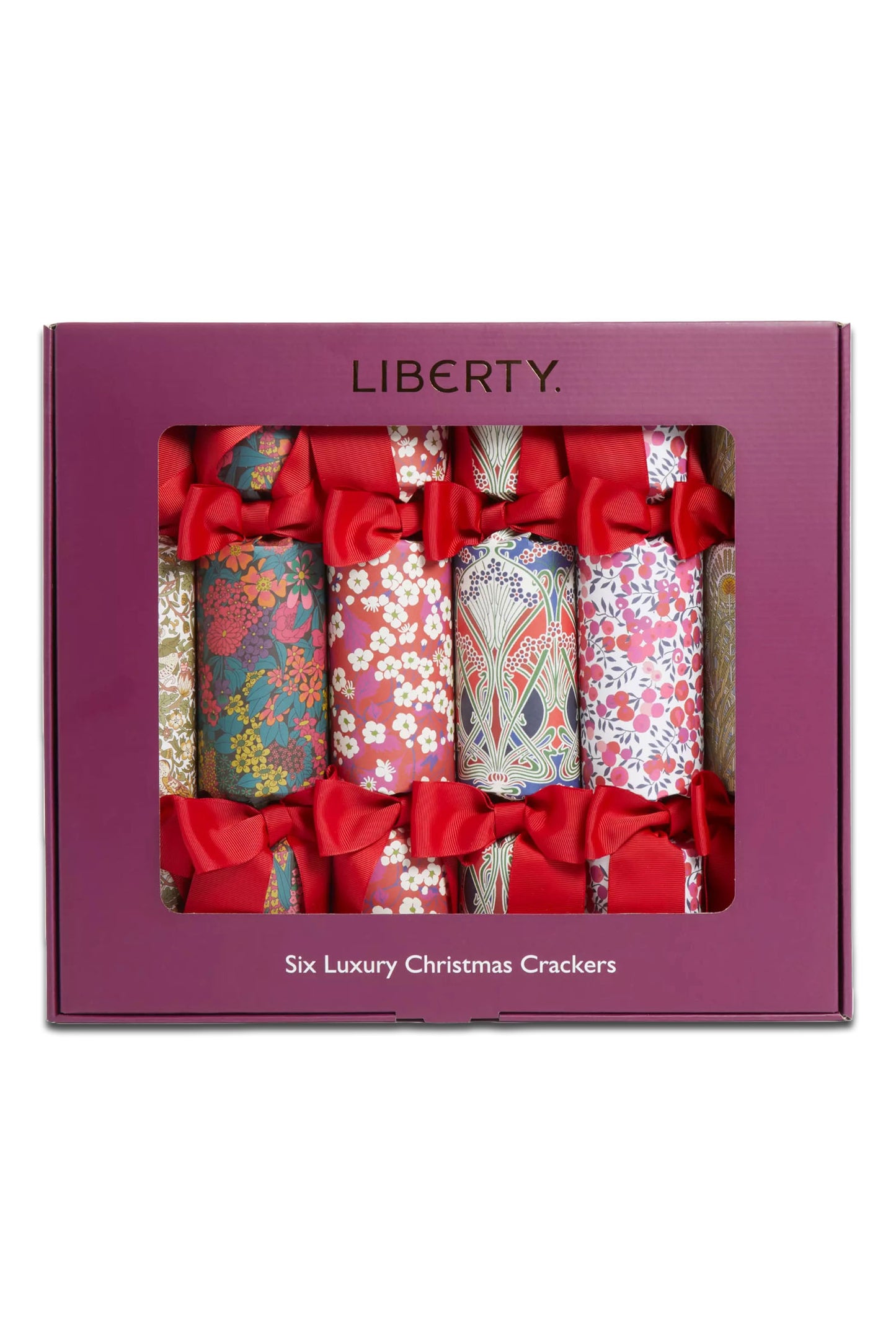 Liberty Print Christmas Crackers Box of Six