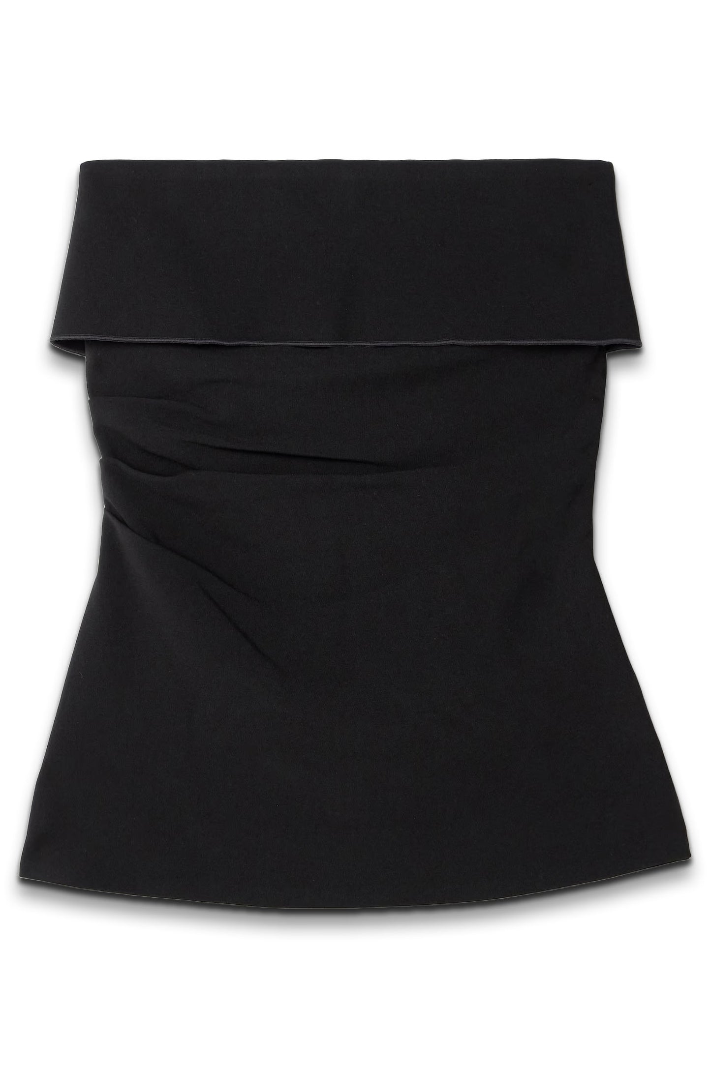 Felicity Strapless Layered Ruched Crepe Top