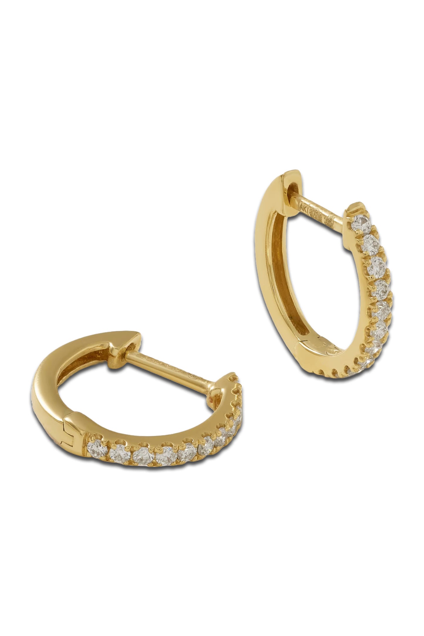 Huggies 18-karat Gold Diamond Earrings
