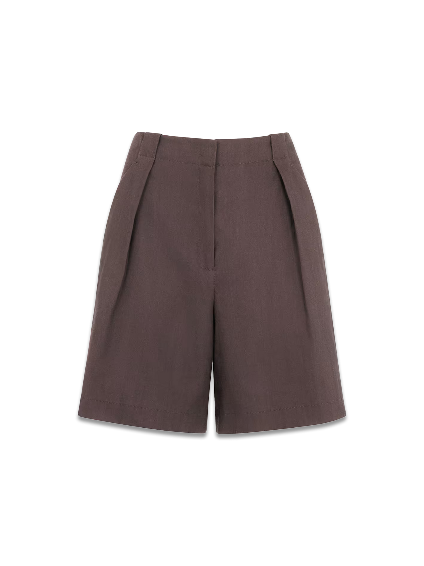 Dark Grey Mila Linen Blend Short