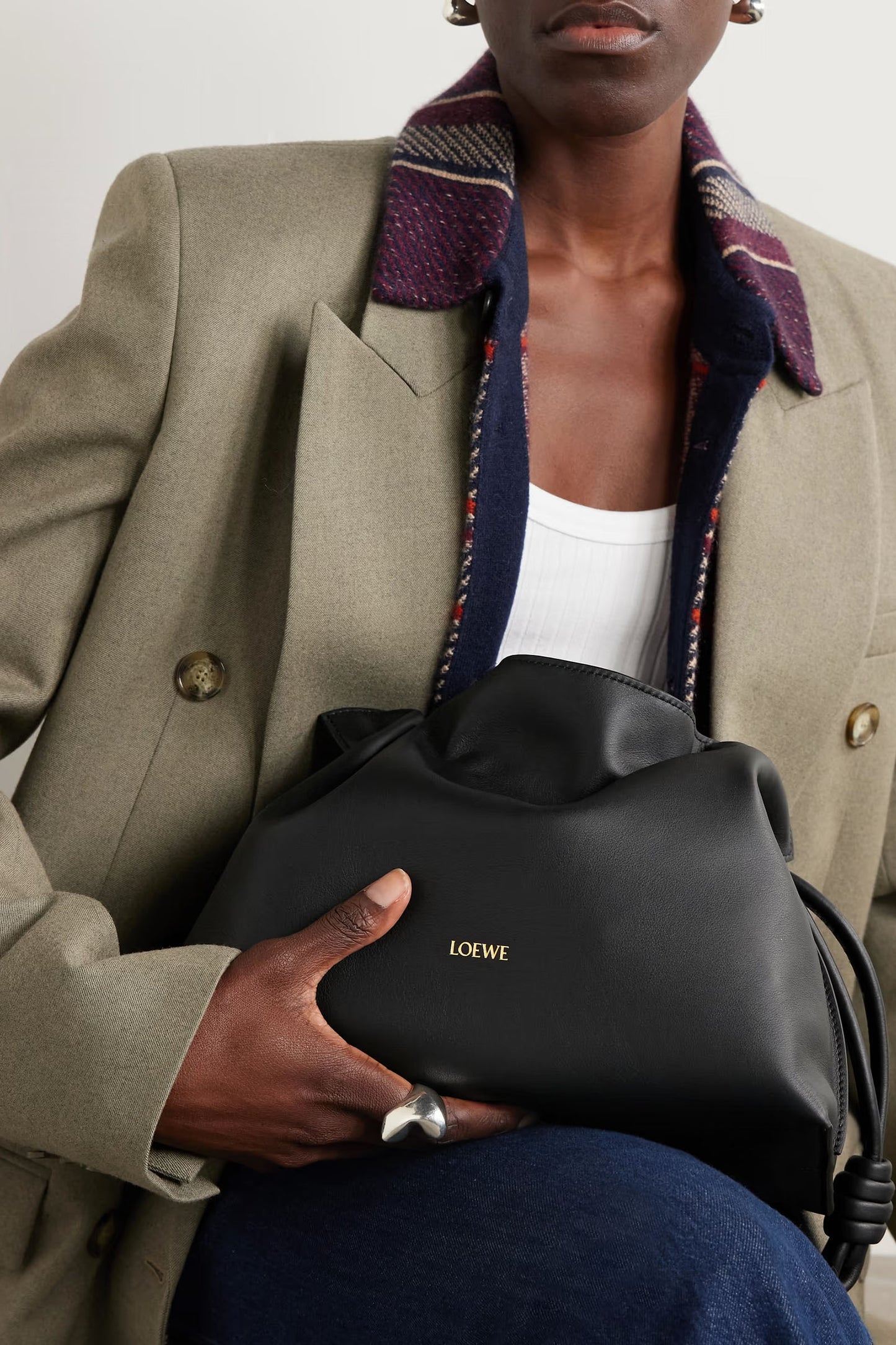 Flamenco Leather Clutch