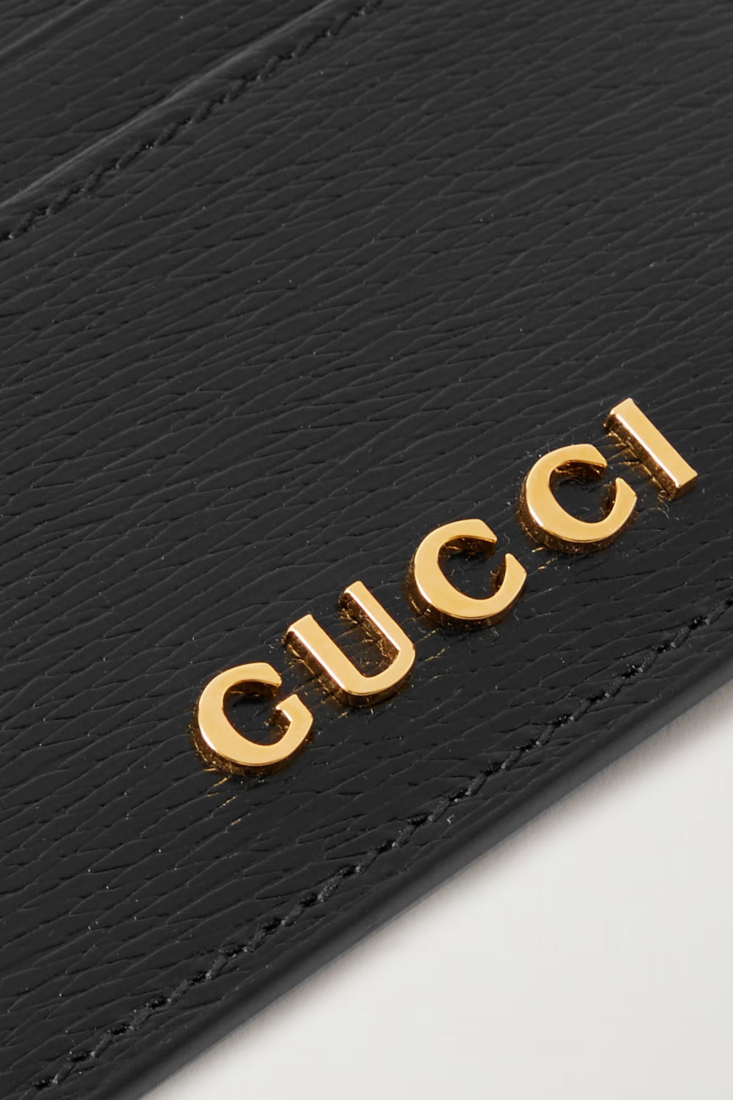 Embellished Textured-leather Cardholder