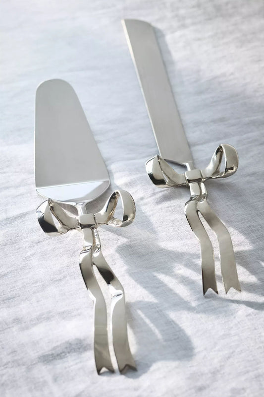 Benedita Bow Metal Serve Set