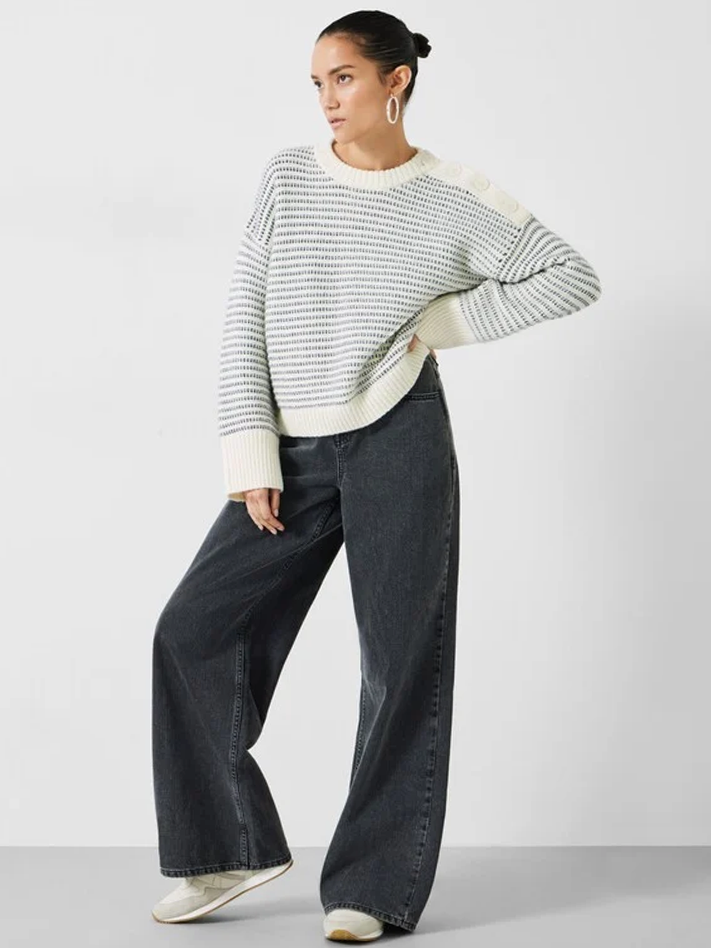 Zoya Stripe Alpaca Blend Jumper
