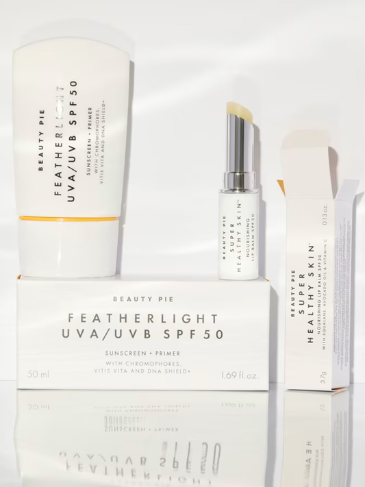 Suncare Must-Haves  SPF Face Cream + Lip Balm Duo